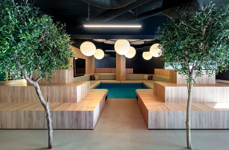 Indoor space of building